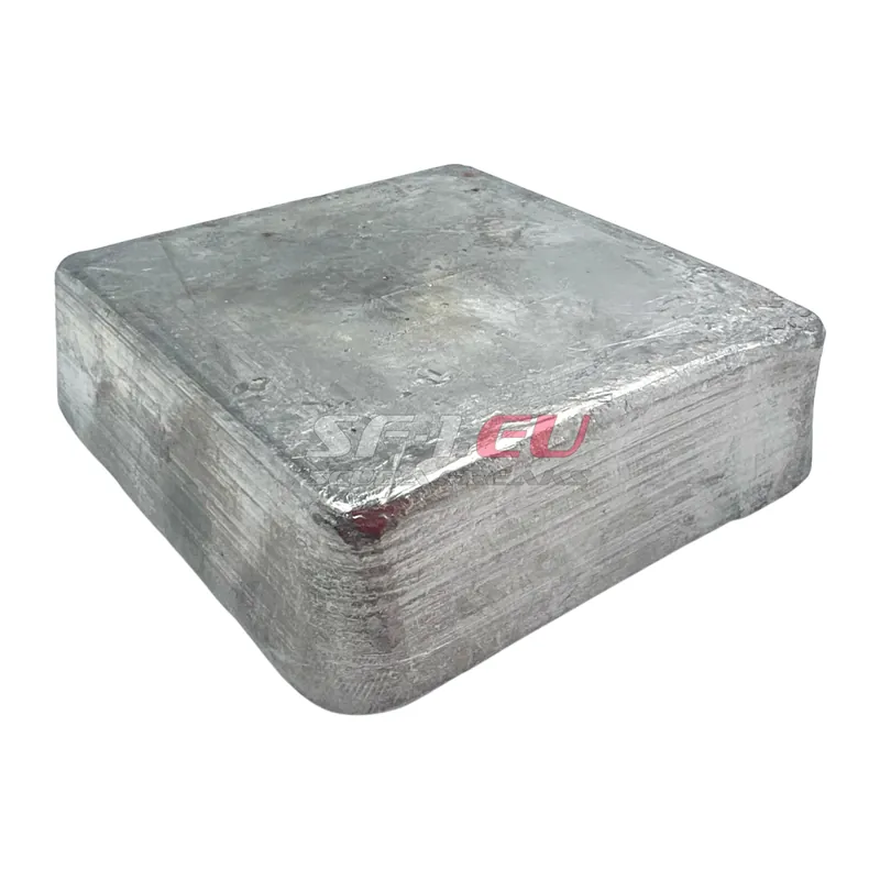 Wochenendangebot Hartblei natur 2 kg - quadratisch - 9 x 9 cm