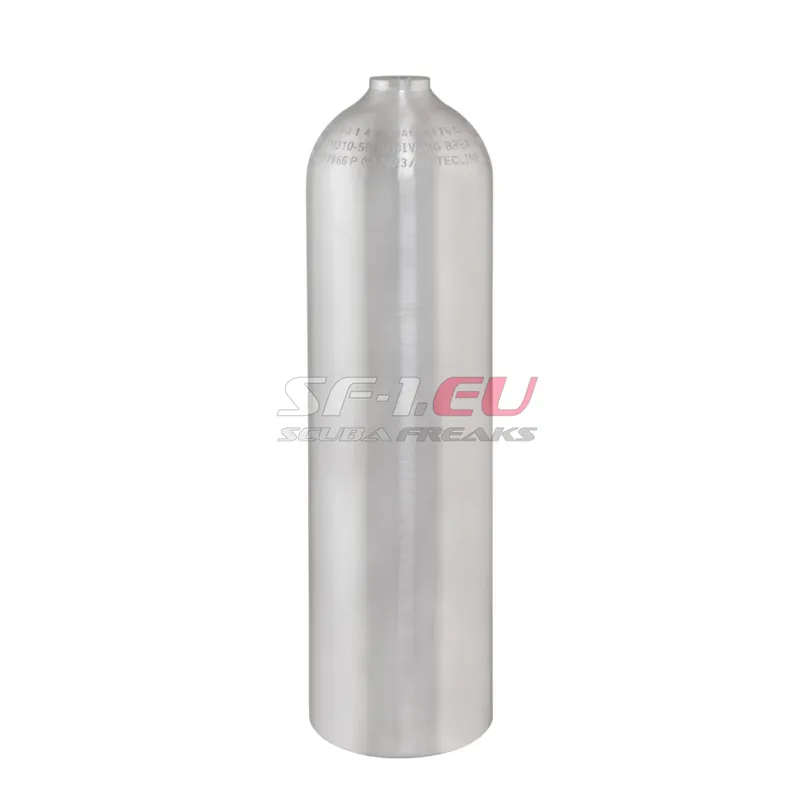 Rabatt 80 cf Aluflasche gebürstet Tecline M25*2 ohne Ventil