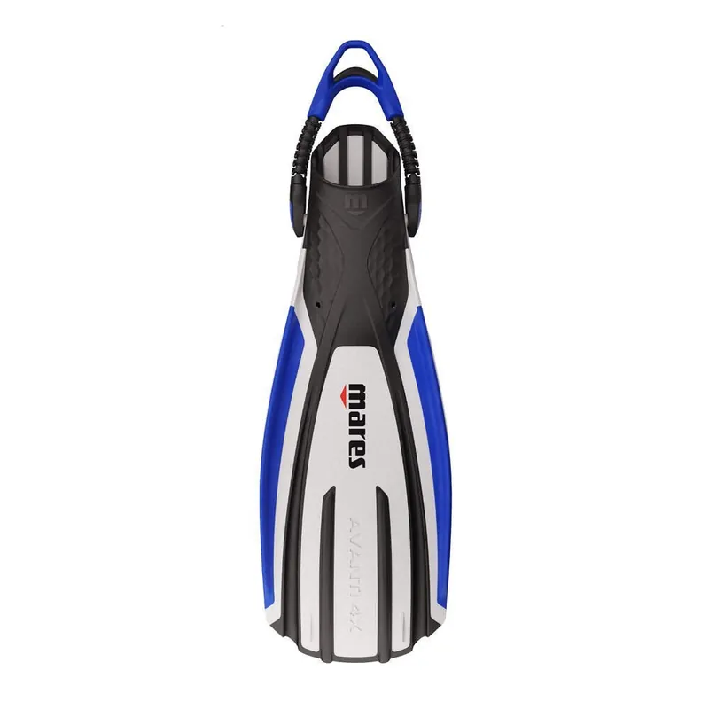 Flossen mit Gürtel MARES AVANTI X4 XS Bílá / Modrá Geprüft