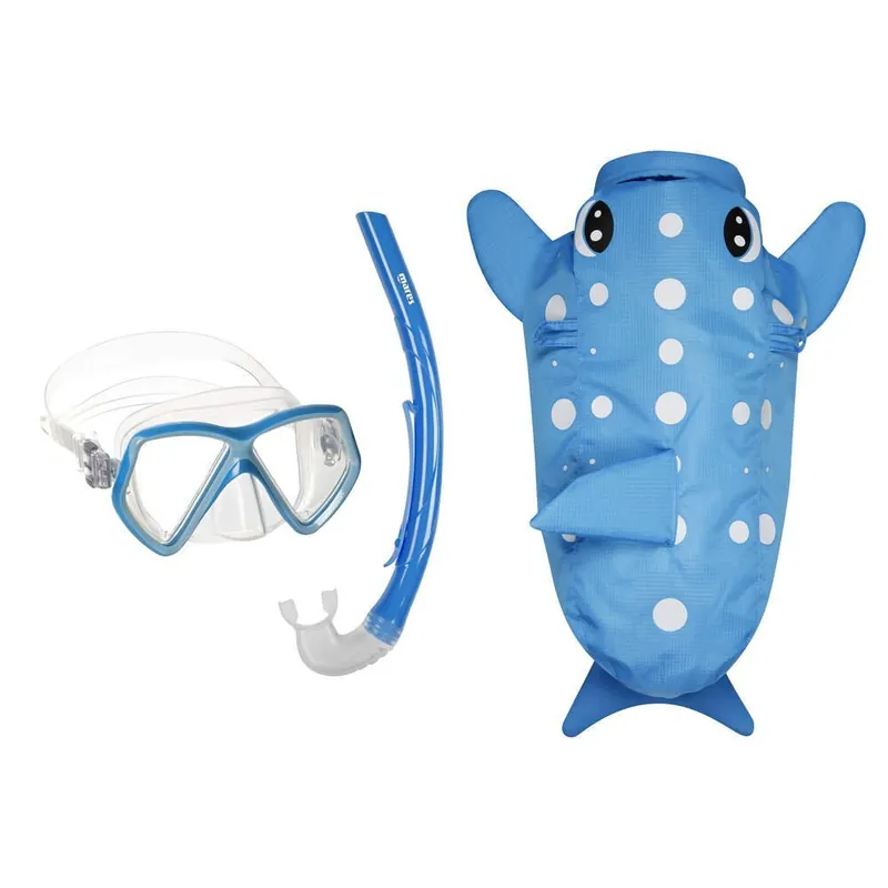 Maske + Schnorchel + Rucksack – Mares ZOO – Schnorchelset für Kinder Modrá - Ryba Top-Angebot