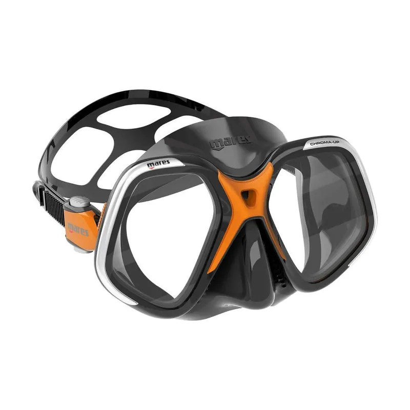 MARES CHROMA UP Tauchermaske Černá / Oranžová Günstig