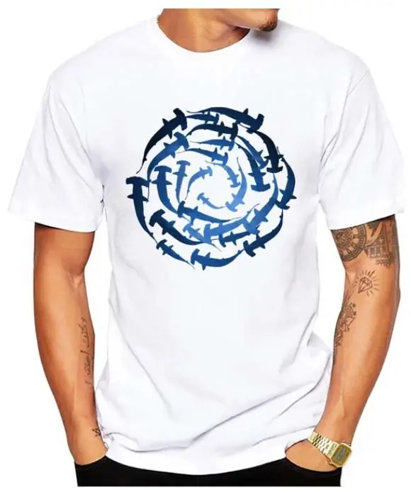 T-Shirt Sharks - CHONDRICHTHYES - Herren T-Shirt 2XL Echt