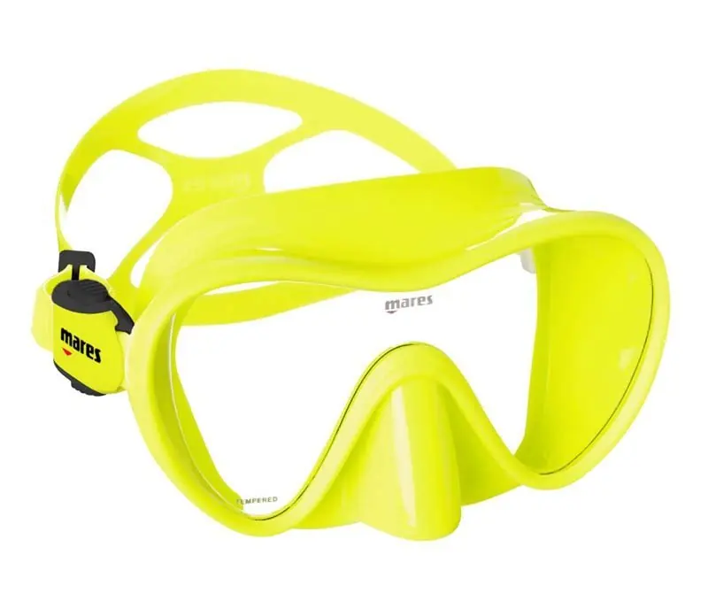 Neuheit MARES Tauchmaske TROPICAL Žlutá Neonová