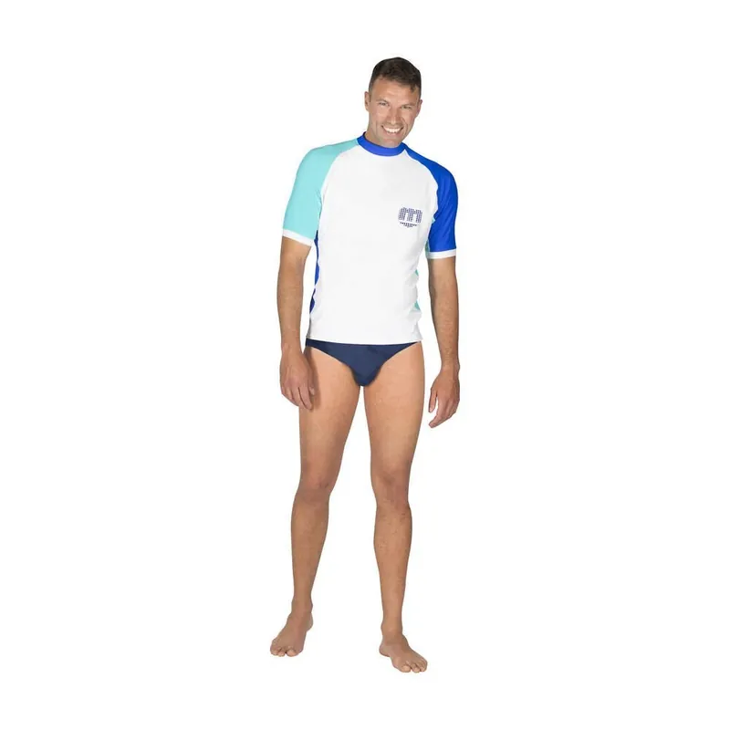 Preiswert Wasser T-Shirt - MARES SEASIDE RASHGUARD SHIELD MAN XXXL