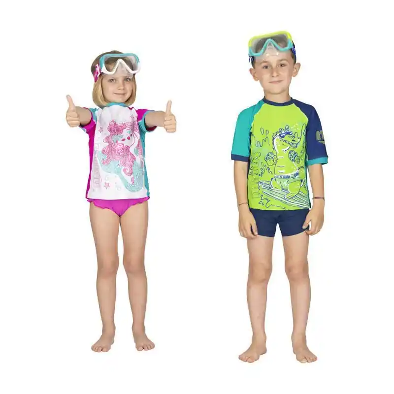 Preis Gesenkt Wassershirt - MARES SEASIDE RASHGUARD SHIELD KID XL Zelená