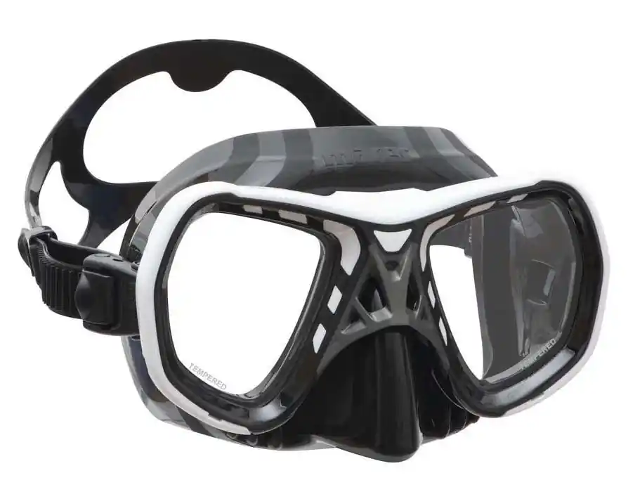 Zertifiziert MARES SPYDER Tauchermaske Černá / Bílá
