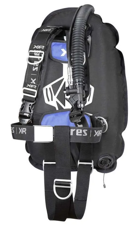 Balancing Weste - WING - MARES XR-REC TRIM SINGLE BACKMOUNT SET- XR-Linie Modrá Markenprodukt