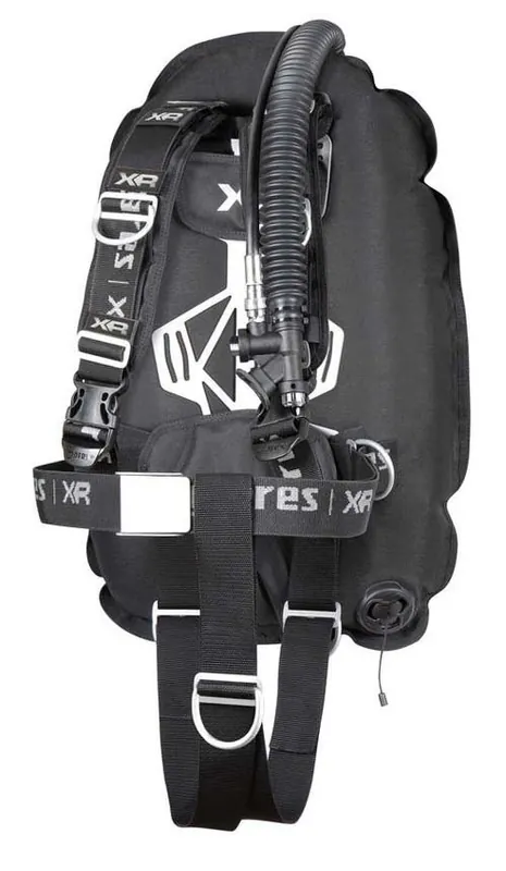 Balancing Weste - WING - MARES XR-REC TRIM SINGLE BACKMOUNT SET- XR-Linie Černá Neue Kollektion