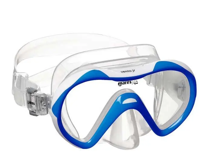 Aktuell Kinder Schnorchelmaske Mares Vento Junior Blau