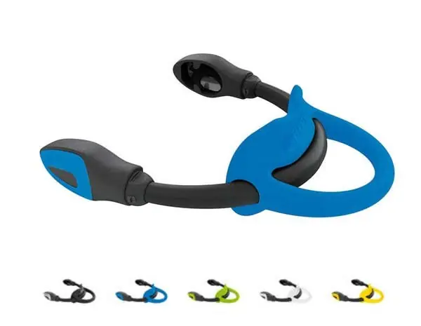Versand Am Gleichen Tag Beleg Flipper Fin Bungee Farbige Bügel (Paar) Schwarz Mares R