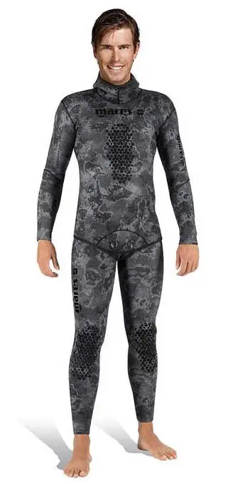 Preis Gesenkt Hosen MARES wetsuit CAMO BLACK EXPLORER 50 Offenzellige - Harpunen und Freitauchen 2 - S