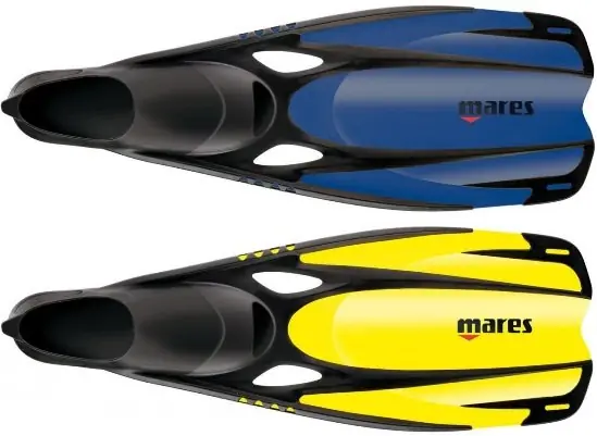 Fins MARES Fluid - Schnorcheln Blau 36/37 Schneller Versand