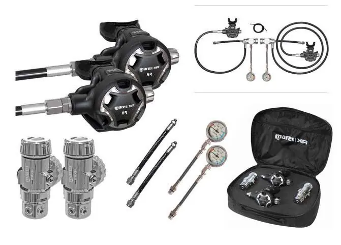 Automatische Mares XR - 28XR mit HR - Full tek set - XR-Linie Bestpreis