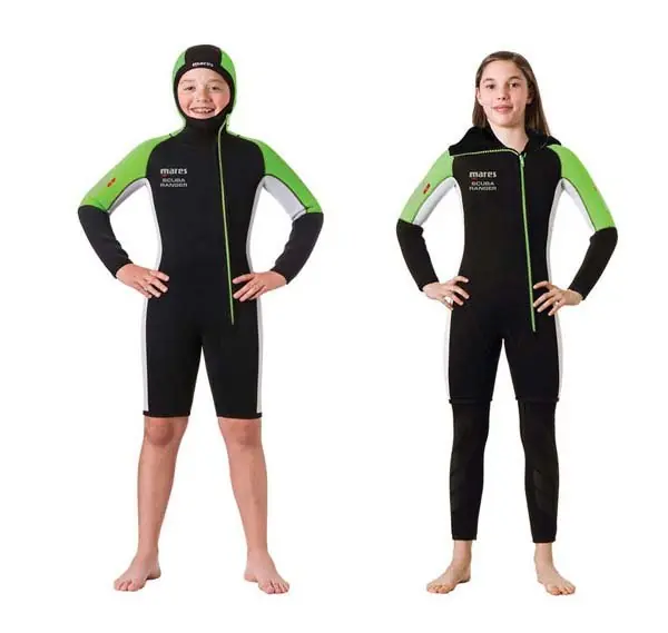 Markenware Kurze Neoprenanzug Neoprenanzug MARES SCUBA RANGER JACKE - Kinder S0