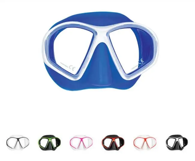 MARES Tauchmaske SEALHOUETTE Blau - Weiß Highlight