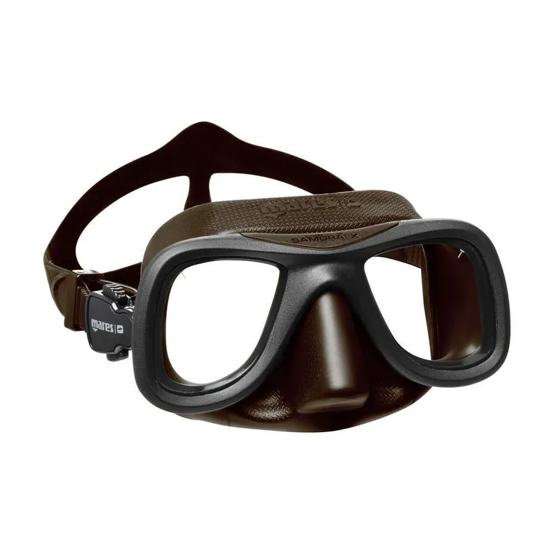 Top-Preis MARES Tauchmaske SAMURAI X - Freitauchen Brown