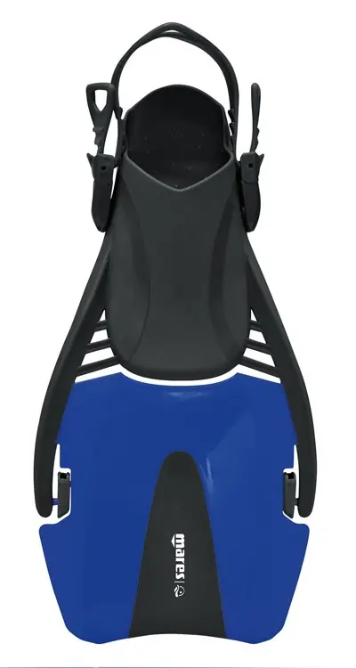 Zertifiziert CORAL junior Flossen MARES - Kinder Schnorchel Flossen mit Gurt Gelb ML 27-31