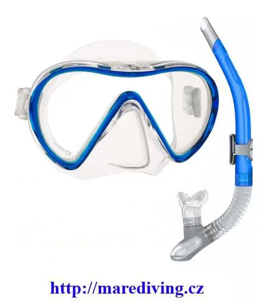 Top-Angebot Maske + Schnorchel - Schnorcheln MARES SET Blau