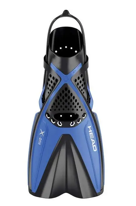 Angebot Fins STUTEN X-one - Schnorchelflossen blauen Streifen LXL 44-47