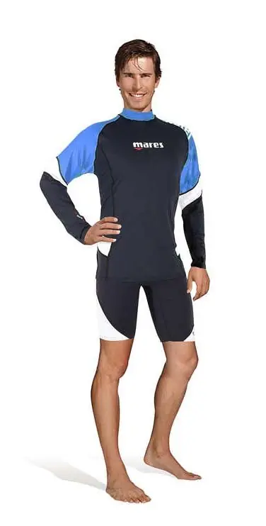 Echt Shirt MARES RASH GUARD LOOSE FIT Langarm - Langarm - Loose Fit - Herren XXL Grün