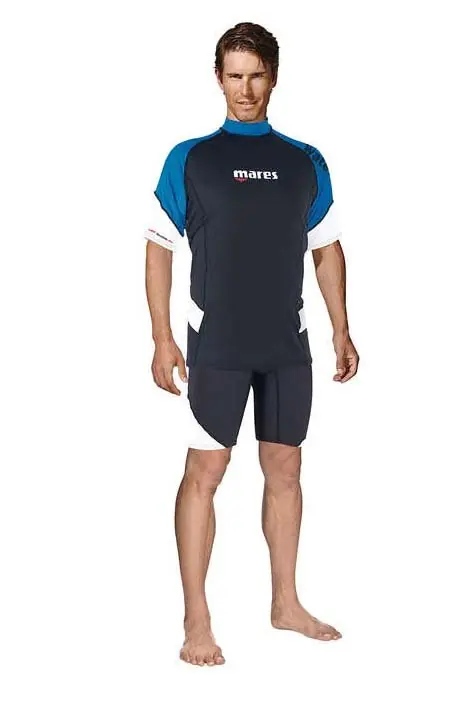 Angebot Shirt MARES RASH GUARD LOOSE FIT Short Sleeve - Kurzarm - Loose Fit - Herren Blau XS