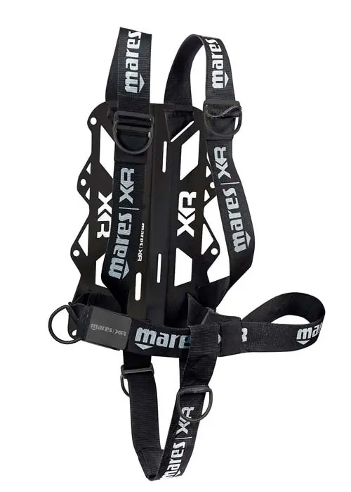 Knallerangebot + Harness Backplate HEAVY LIGHT MOUNTED COMPLETE SYSTEM Mares XR