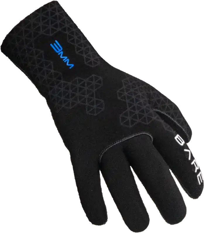 Aktuell Bare 3mm S-Flex Glove, Black
