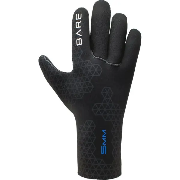 Bare 5mm S-Flex Glove, Black Echt
