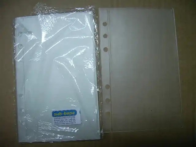 Klarsichthüllen, ungeteilt , 5 Stück Neue Kollektion