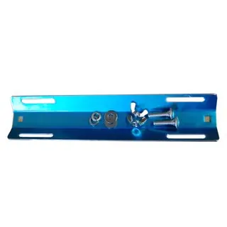 Schneller Versand Monoflaschenadapter Edelstahl mit Schraubensatz