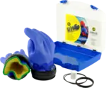 ROLOCK Handschuhringsystem mit blauen Handschuhen Neuheit