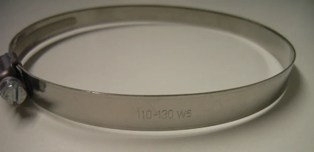 Schlauchschellen für Durchmesser 110-130mm aus Edelstahl Jetzt Kaufen