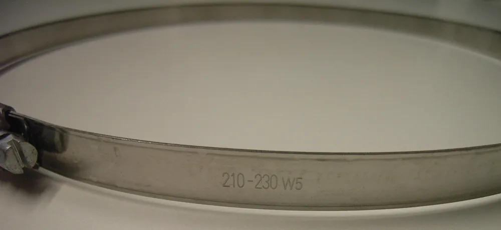 Geprüft Schlauchschellen für Durchmesser 210-230mm aus Edelstahl