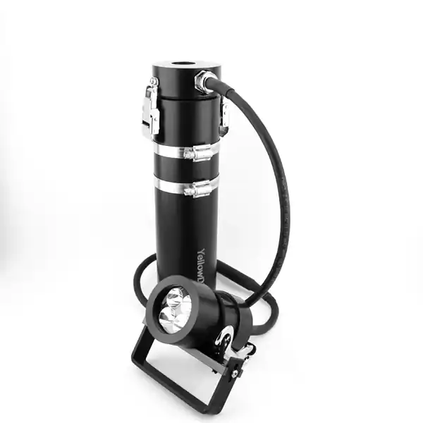 Side Mount LED Akkutanklampe 20 W, 1 Piezo Schalter, 15,6 Ah Akku , nicht trennbares Kabel am Lampenkopf Kracherpreis