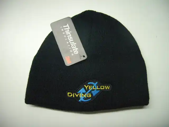 Sofort Bestellen Yellow Diving Thinsulate Mütze schwarz, mit Logo