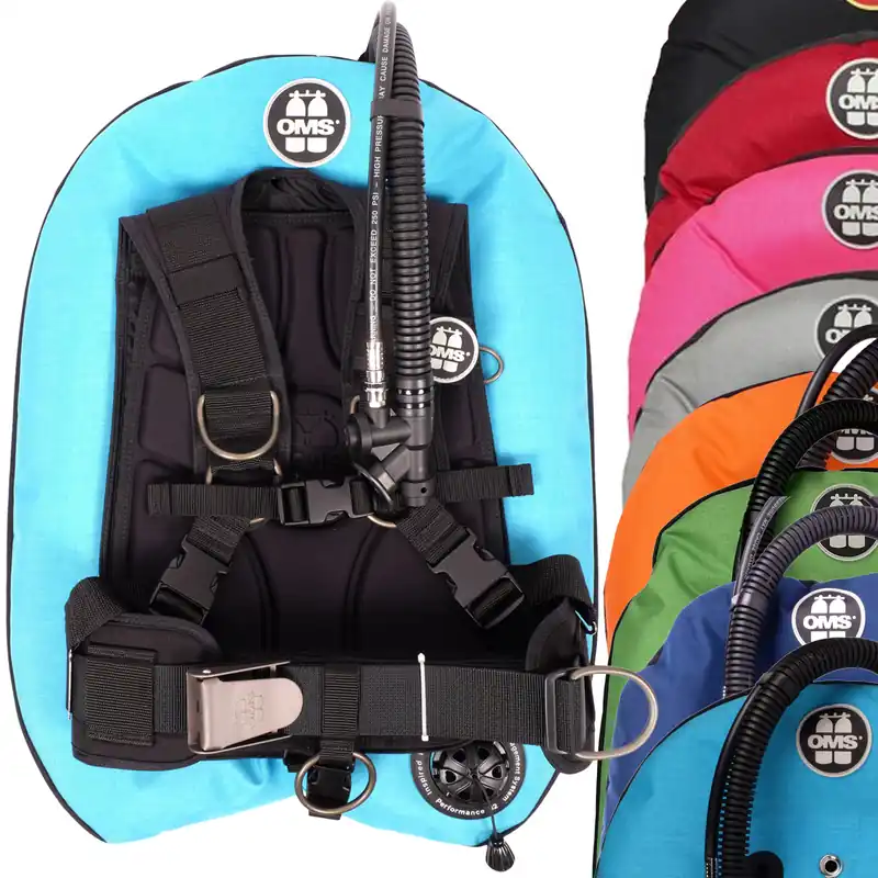 Top-Angebot OMS IQ Lite Performance Mono Wing Set 32lb Größe IQ Lite S, Wing Farbe ocean blau - schwarz