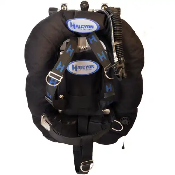 Abverkauf Halcyon Evolve BC System Wing Set Backplate Edelstahl Standard, Winggröße 40 lbs (18,1 kg)