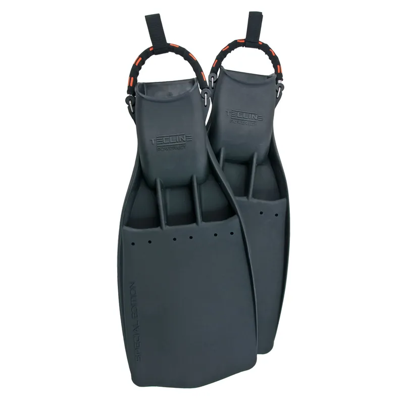 TECLINE PowerJet Flossen (Hart) Größe XL (45 - 47) Preis Gesenkt