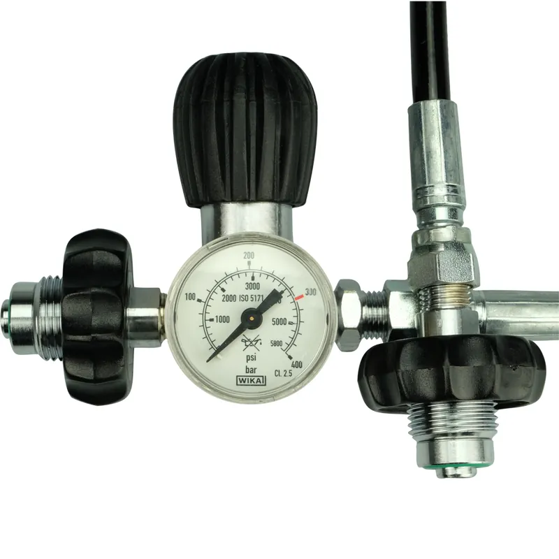 Überströmschlauch mit Manometer Länge 1 m Schnäppchen