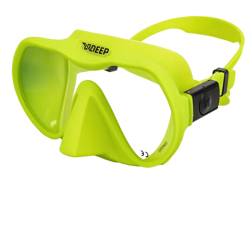 XDEEP Maske Rahmenlos Farbe lime Preisreduziert