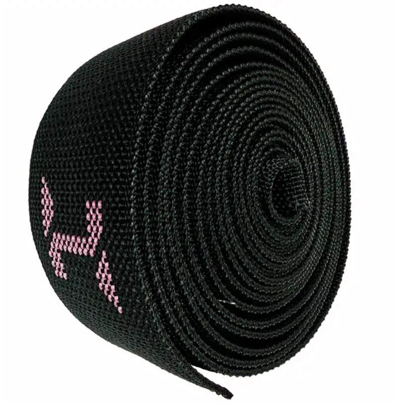 Halcyon Austauschgurtband (Webbing) Farbe schwarz - pink, Länge Standard ca. 12 ft / 3,70 m Aktuell