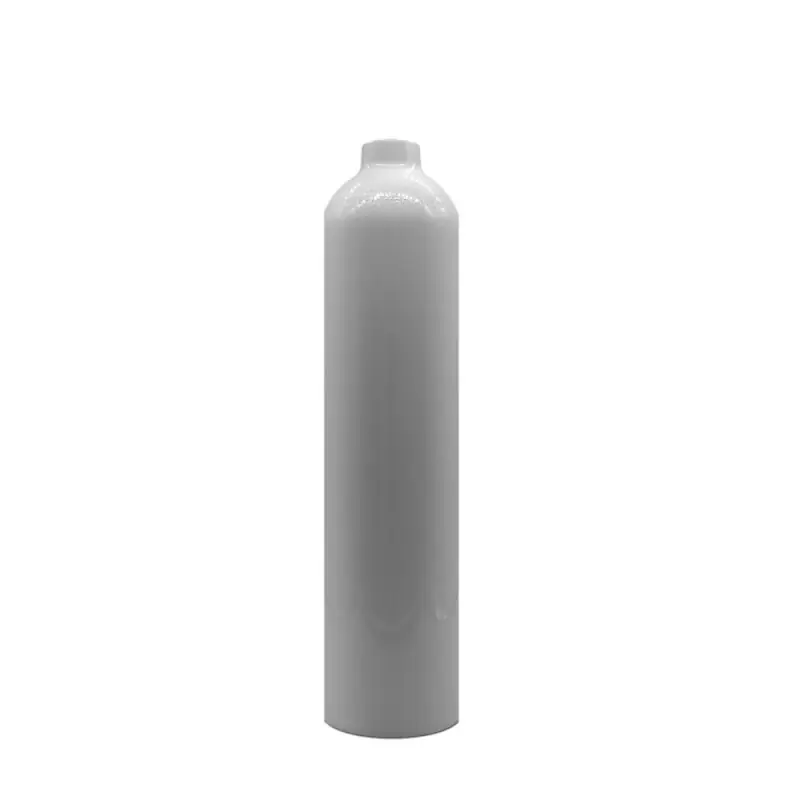 Heißes Angebot MES 7 L Aluflasche weiß 200 bar - Rohling