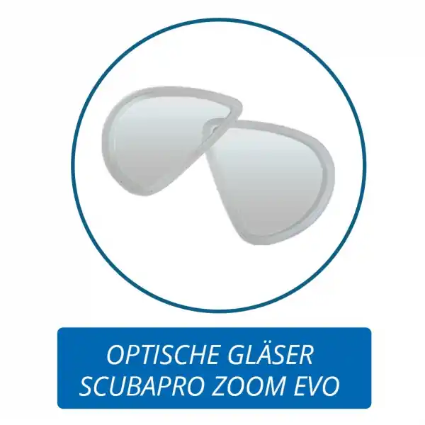 Scubapro Optische Gläser - Zoom - Evo Letzte Chance