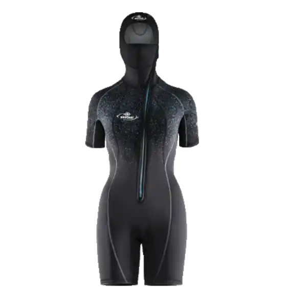 Focea Comfort 5 Damen - Shorty mit 5mm Kopfhaube - Gr M Weit - Restposten Must-Have