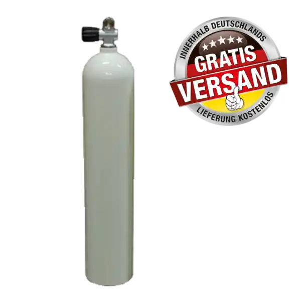 Jetzt Bestellen MES 5,7 L Aluflasche weiß 207 bar mit Ventil 12144