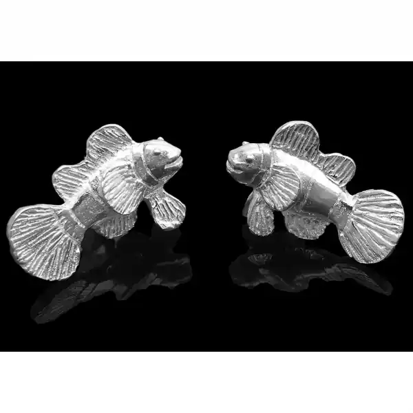 Baruna Silber Anemonenfisch- Clownfisch - Ohrstecker Wochenendangebot