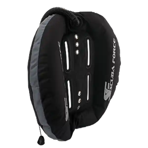 Expressversand Scubaforce - Black Devil Wing 45 lbs black & grey for Double Tank
