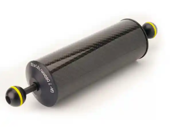 Seafrogs - 10 Zoll Carbon Auftriebskörper (Buoyancy 410g) Ø 60 x 254mm Super-Preis