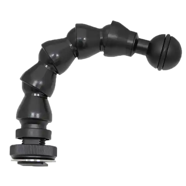 Saisonangebot BigBlue 6 Zoll Flexible-Arm Hot Shoe/Ball Adapter (15 CM) - Flexarm mit Cold Shoe Adapter und Kugel Anschluss