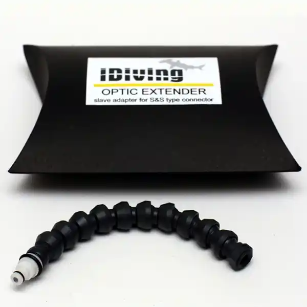 Preisreduziert iDiving Unterwasserblitz Lichtleiter Adapter - iDiving Optic Extender